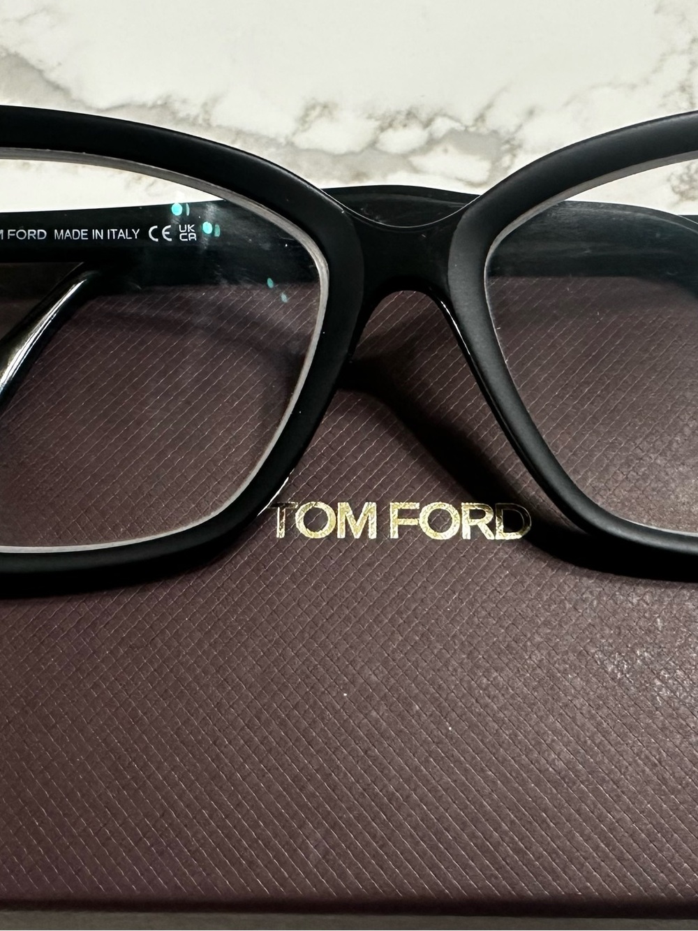 Tom Ford Black Women's Oversized Cat-Eye Glasses